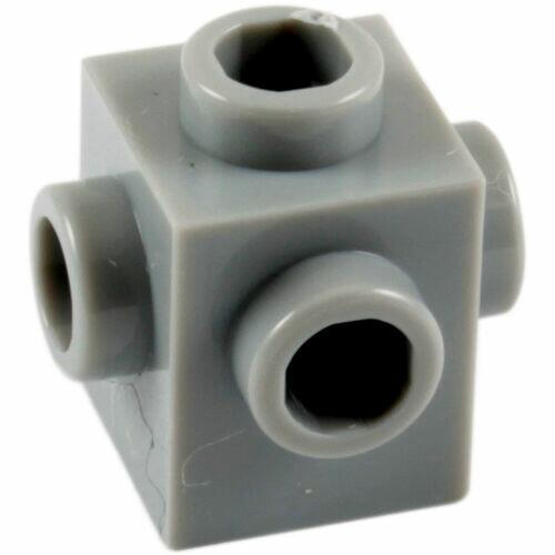 Lego Brick 1x1 c/ stud nos 4 lados - Cinza Escuro - PN 4733 / CN 4210700