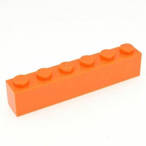 Lego Brick 1x6 - Laranja - PN 3009 / CN 4125974 / 4162760 / 4189007