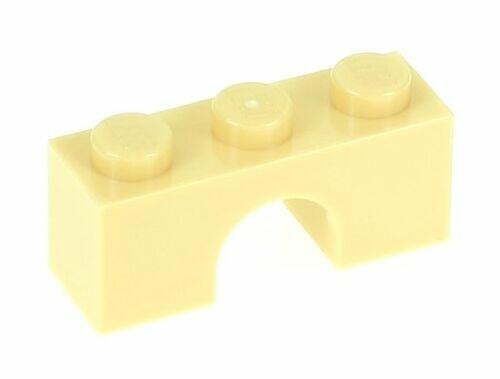 Lego Arco 1x1x3 - Bege - PN 4490 / CN 449005 / 4234260 / 4519915 / 4618651