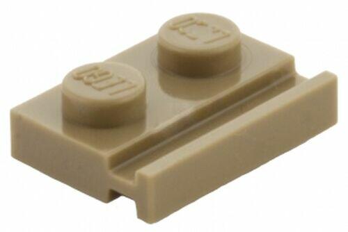 Lego Plate 1x2 c/ borda - Bege Escuro - PN 32028 / CN 4267875 / 4616711