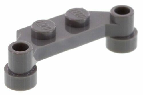 Lego Plate 1x4 c/ Espaadores - Cinza Escuro - PN 4590 / 18624 / CN 4217558 / 6086709