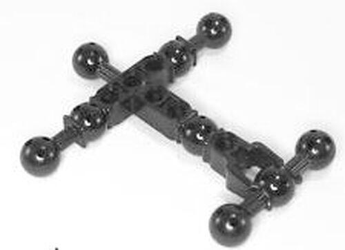 LEGO Bionicle - Hero Factory - Viga Tronco - Corpo 9 x 9 com encaixes 10,2 Ball Joints - Preto - PN 90625 / CN 4593571