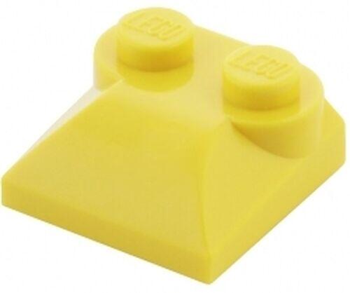 Lego Slope Curvado 2x2 Arredondado - Amarelo - PN 47457 / CN 4218699