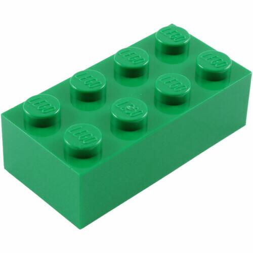 Lego Brick tijolo 2x4 - Verde - PN 3001 / CN 300128 / 4106356