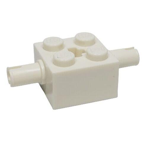 Lego Suporte p/ rodas 2x2 c/ pinos technic - Branco - PN 30000 / CN 3000001 / 6035762 / 6356180