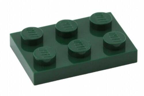 Lego Plate 2x3 - Verde Escuro - PN 3021 / CN 4650244 / 6013801 / 4297717 / 4271442 / 4254401