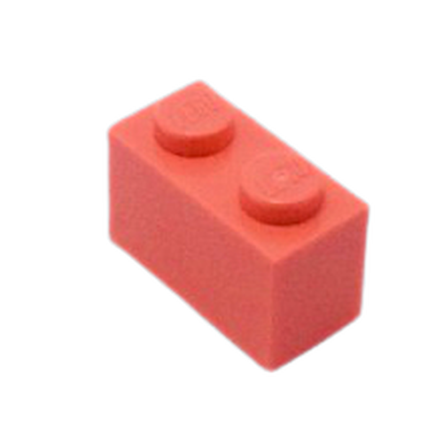 Lego Brick tijolo 1x2 - Rosa Coral -  PN 3004 / 3065 / 35743 / CN 6258572