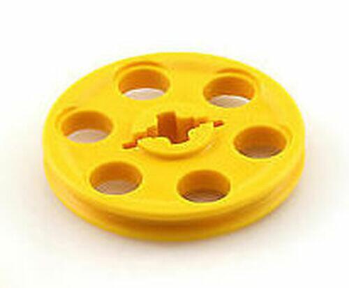 Lego technic - Roda pulley - Amarelo - PN 4185 / CN 4494224