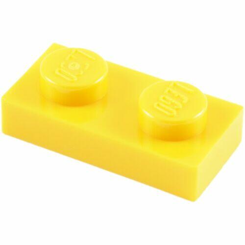 Lego Plate 1x2 - Amarelo - PN 3023 / CN 302324