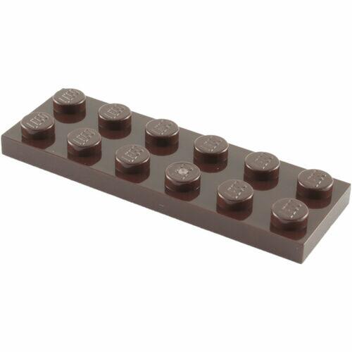 Lego Plate 2x6 - Marrom Escuro - PN 3795 / CN 4518687