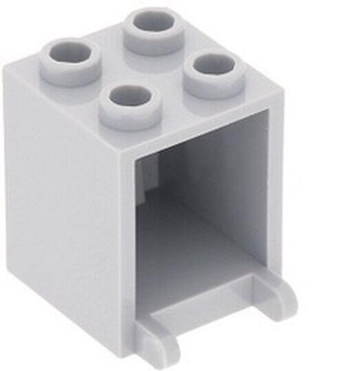 Lego Container 2 x 2 x 2 - Cinza Claro - PN 4345 / 30060 / CN 4211491