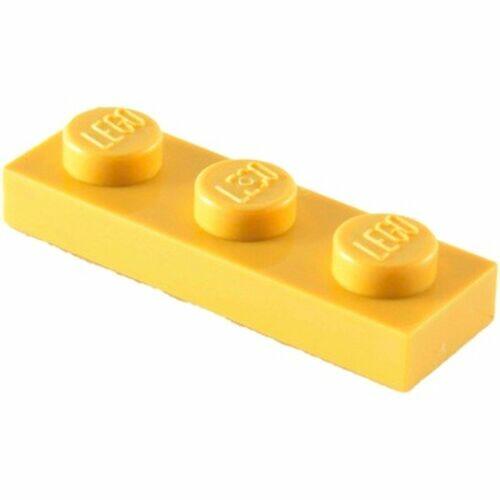 Lego Plate 1x3 - Laranja Claro - PN 3623 / CN 4645045 / 6073042