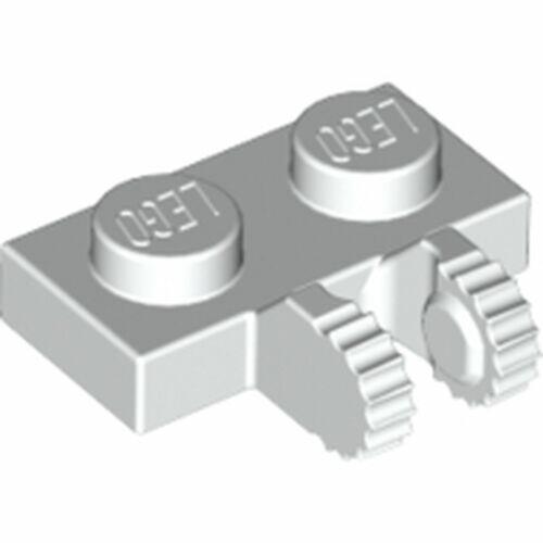 Lego Plate 1x2 c/ encaixe lateral graduado duplo - Branco - PN 60471 / CN 4515337