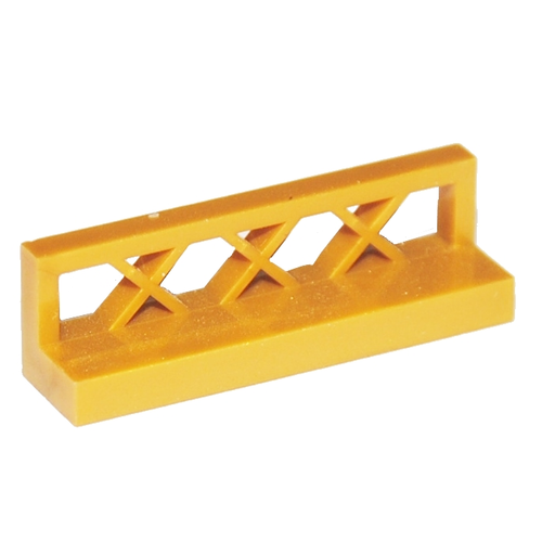 Lego Cerca 1 x 4 x 1 - Dourado Perolizado - PN 3633 / CN 4536675
