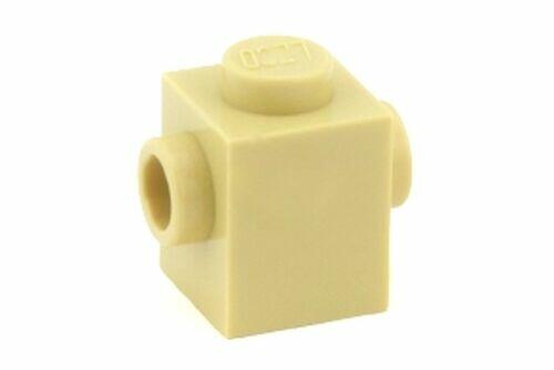 Lego Brick 1x1 c/ stud em 2 lados opostos - Bege - PN 47905 / CN 421356 / 4213568