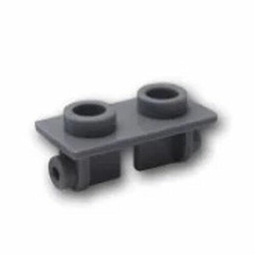 Lego Topo de dobradia 1x2 - Cinza Escuro - PN 3938 / CN 4541235 / 6176400
