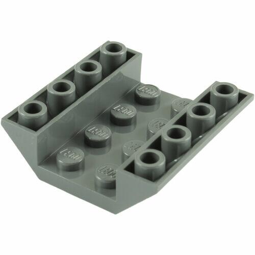 Lego Slope 45 4x4 invertido com furo - Cinza Escuro - PN 72454 / CN 4643317