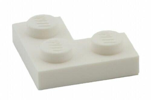 Lego Plate 2x2 em L de canto ( corner ) - Branco - PN 2420 / CN 242051 / 242001