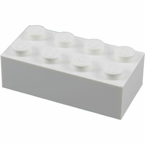 Lego Brick tijolo 2x4 - Branco - PN 3001 / CN 300101