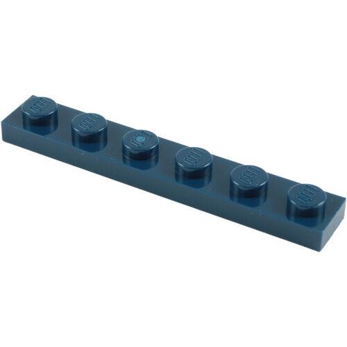 Lego Plate 1x6 - Azul Escuro - PN 3666 / CN 4508313 / 4177734
