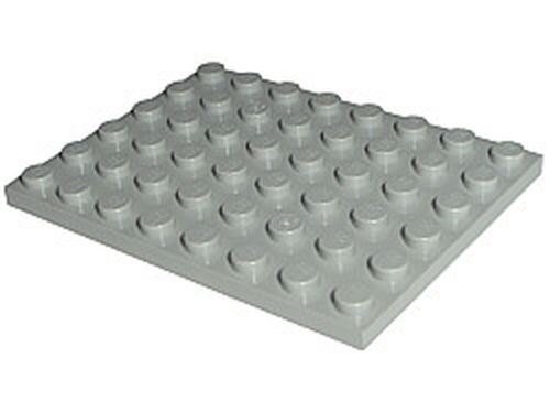Lego Plate 6x8 - Cinza Escuro - PN 3036 / CN 4210794