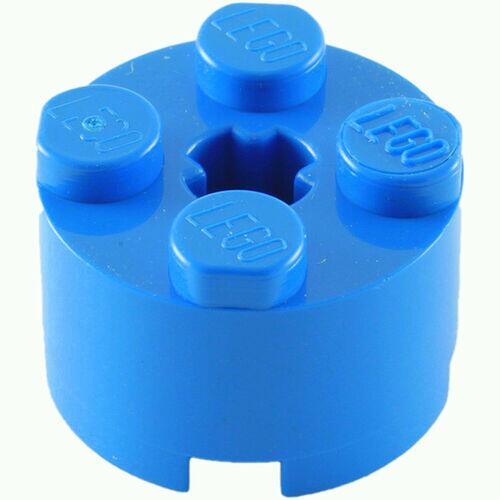 Lego Technic - Brick Tijolo Redondo 2x2 - Azul - Pn 3941 / 6143 / CN 614373 / 614323