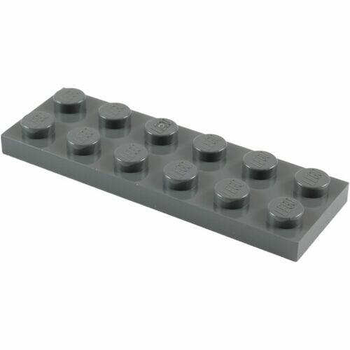 Lego Plate 2x6 - Cinza Escuro - PN 3795 / CN 4211002