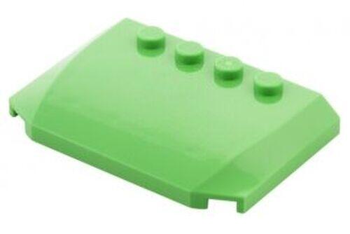 Lego Plate 4x6x2/3 Cap ou Teto - Verde Brilhante - PN 52031 / CN 4647542