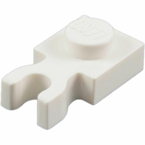 Lego Plate 1x1 com encaixe lateral p/ clip vertical - Branco - PN 4085 / 60897 / 93793 / CN 4613256