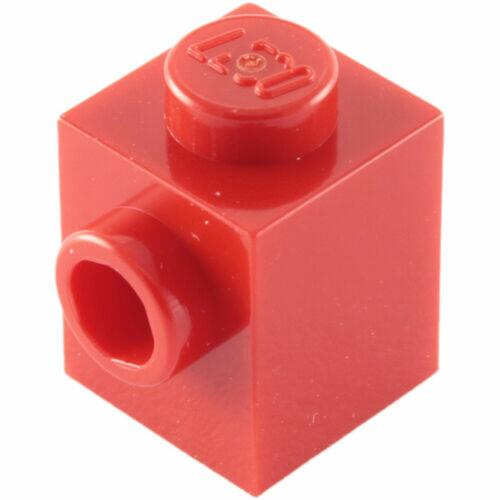 Lego Brick 1x1 c/ stud em 1 lado - Vermelho - PN 87087 / CN 4558886