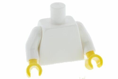 Lego Corpo / Torso Minifigura - Branco -  PN 76382 / 88585 / CN 4275461 / 6038496