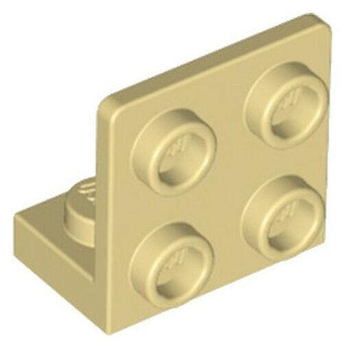 Lego bracket 1x2 - 2x2 para cima - Bege - PN 99207 / CN 6174925