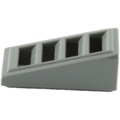 Comprar Lego Slope 2x1x2/3 com Grade - Cinza Escuro - PN 18863