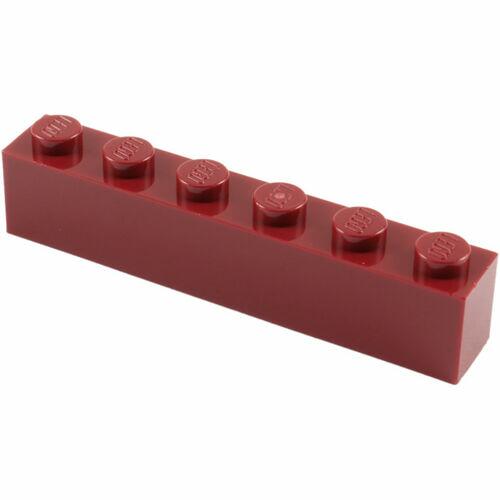 Lego Brick 1x6 - Vermelho Escuro - PN 3009 / CN 4223789 / 4541528