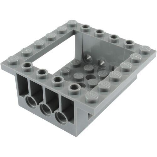 Lego Brick Cokpit c/ furos technic - Cinza escuro - PN 47507 / CN 4209726