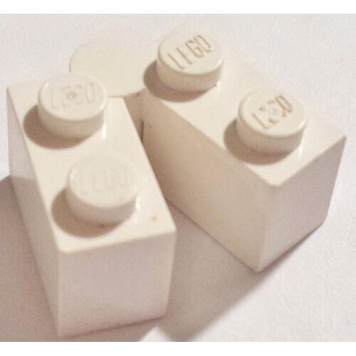 Lego Brick dobradia 1x4 - Branco - PN 3830 / 3831 / CN 383001 / 6011456 / 383101