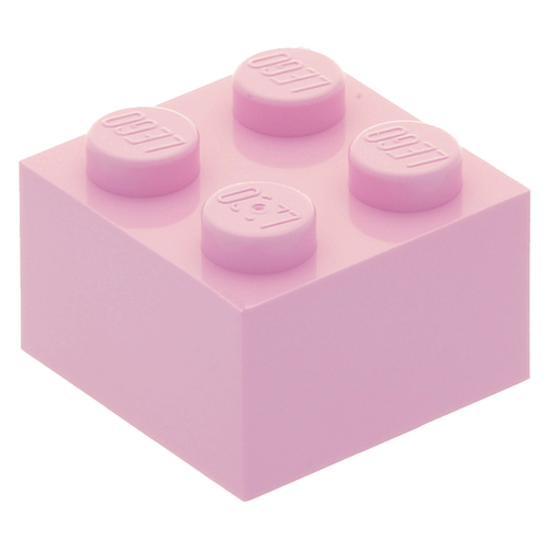 Lego Brick tijolo 2x2 - Rosa Claro - PN 3003 / CN 4245307 / 4550359