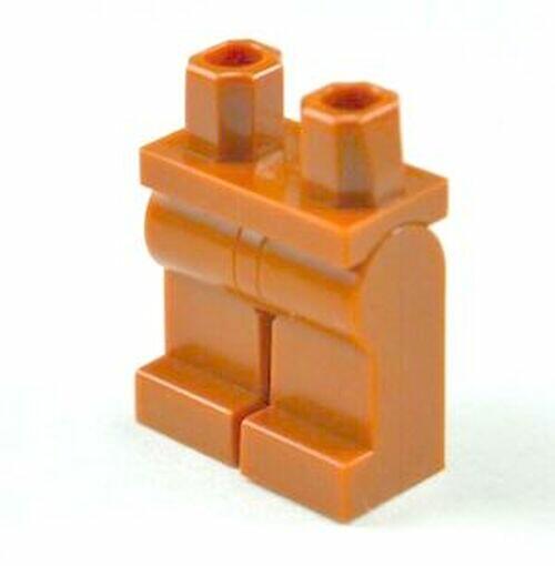Lego Pernas p/ Minifigura - Laranja Escuro - PN 73200 / 88584 / CN 4187347 / 4597203 / 6172566