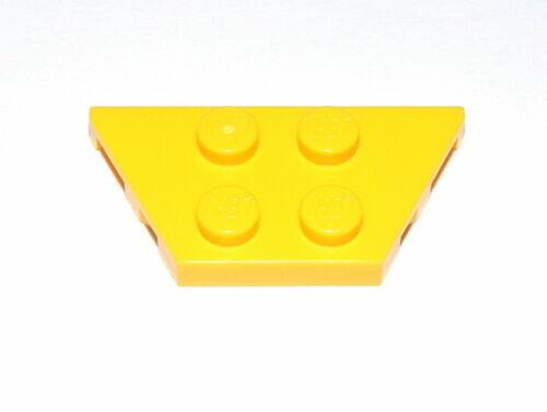 Lego Plate asa wedge 2x4 - Amarelo - PN 51739 / CN 4260192