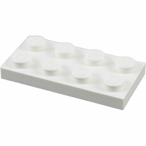 Lego Plate 2x4 - Branco - PN 3020 / CN 302001