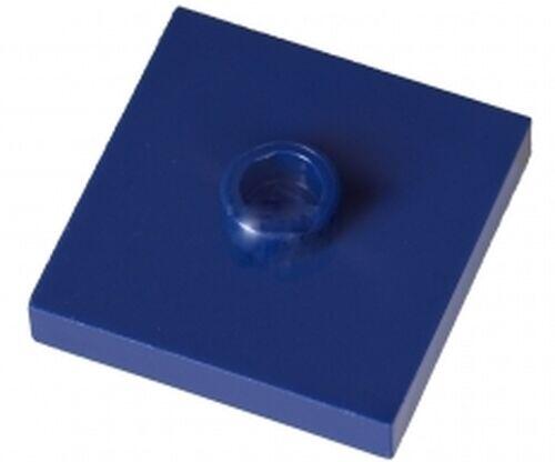 LEGO Plate / Tile 2x2 com 1 Stud central - Azul Escuro - PN 23893 / 87580 / CN 4565320