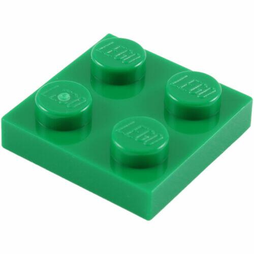 Lego Plate 2x2 - Verde - PN 3022 / CN 302228