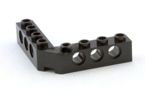 Lego Technic Brick 5x5  corner c/ furos - Preto - PN 28973 / 32555 / CN 6170702 / 4156698 / 4529549