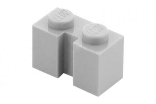 Lego Brick tijolo 1x2 com slot lateral - Cinza Claro - PN 4216 / CN 4617170 /4541224