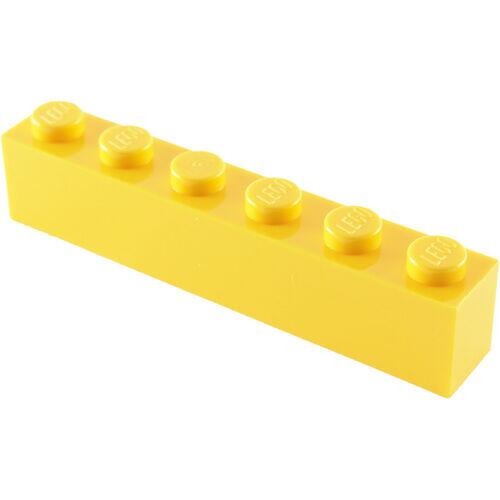 Lego Brick 1x6 - Amarelo - PN 3009 / CN 300924