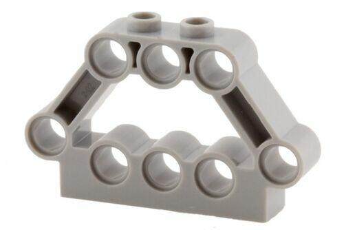 Lego Technic Brick - Bloco de Motor V - Cinza Claro - PN 32333 / CN 4205761