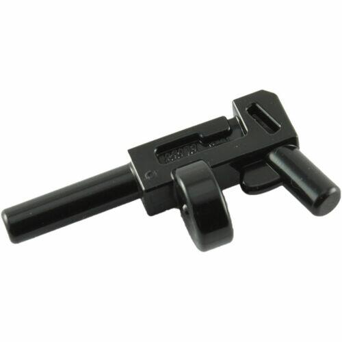 Lego Arma Sub Metralhadora p/ Minifig - Preto - PN 85973 / CN 6129265 / 4549989