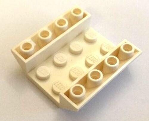 Lego Slope 45 4x4 invertido com furo - Branco - PN 72454 / CN 4658973