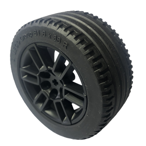 Comprar Lego Roda Aro/pneu 81,6mm x 36mm R - Preto - PN 56907