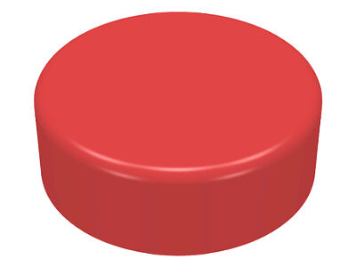 Comprar LEGO Tile Redondo 1x1 - Vermelho - PN 98138 / CN 6063445